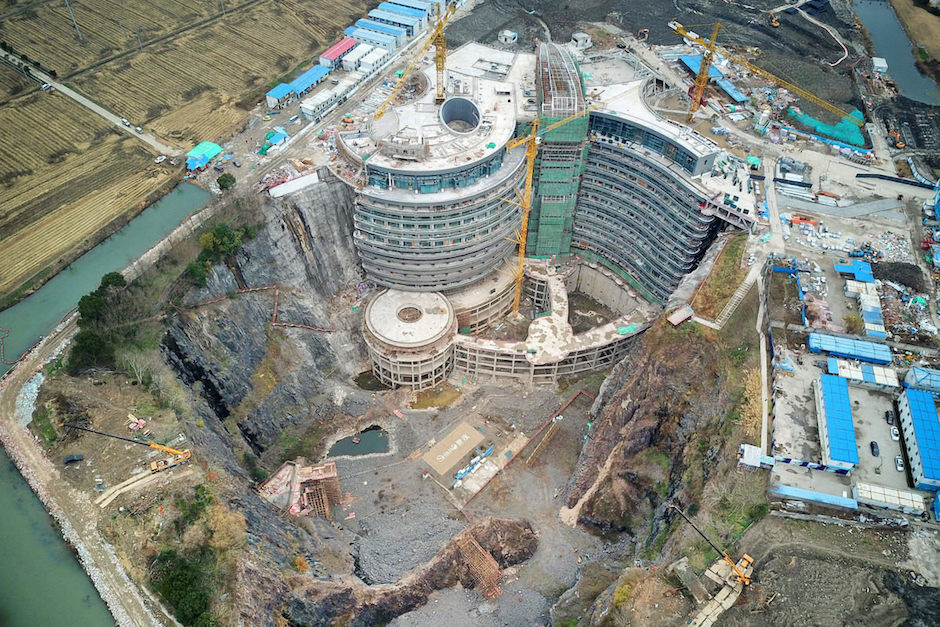 InterContinental Shanghai Wonderland - foto aérea