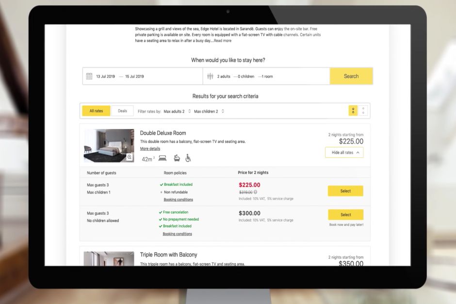 Booking.com lança nova versão do BookingButton