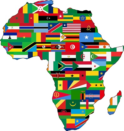África - relatório PwC mapa