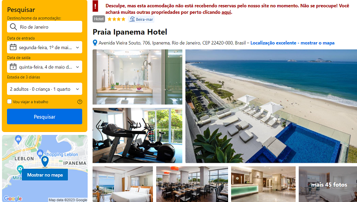 Praia Ipanema - Reservas_indisponíveis