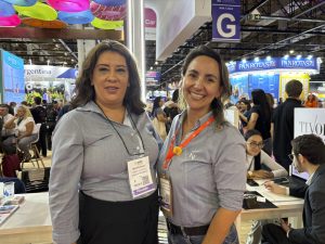 Carolina Monteiro, gerente de contas do Novotel Itu, na WTM-LA
