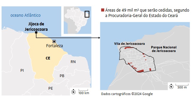 Jericoacoara - infográfico áreas Iracema 1