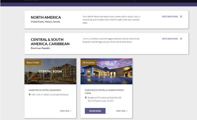 Hard Rock Ceará - troca de bandeira - reprodução site