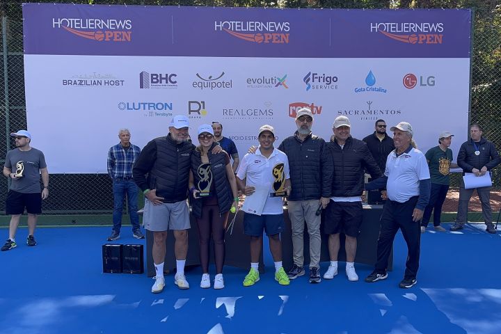 Hotelier News Open - campeões nas duplas